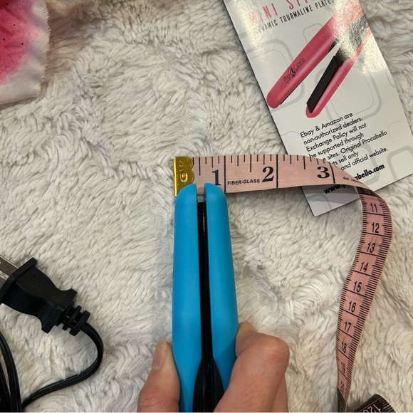 Pro Cabello Blue Mini Ceramic Tourmaline Flat Iron - Picture 5 of 10